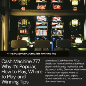 Cash Machine 777 - Why It’s Popular, How to Play, Where to Play, and