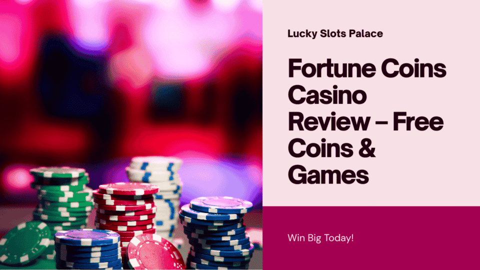 Fortune Coins Casino Review 2025 Free Coins & Sweepstakes Games